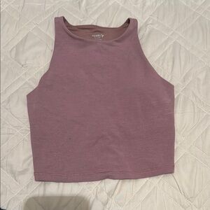 Old Navy Purple Pink Sleeveless Crop Tank Top